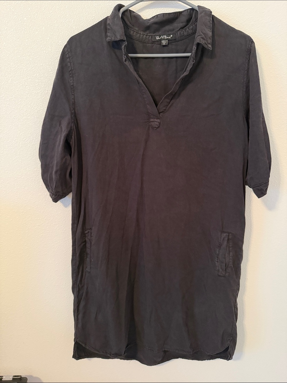 Velvet Heart Women’s washed black tunic dress